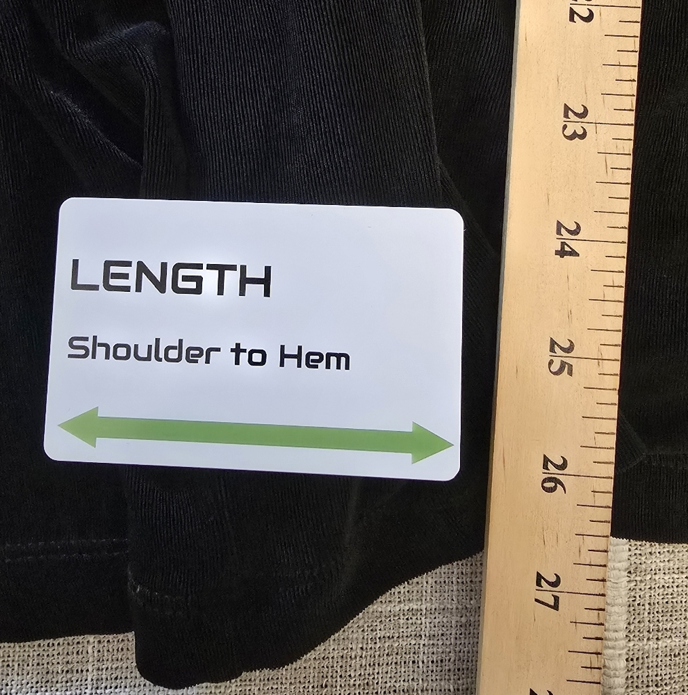 Coldwater Creek XL Acetate Stretchy Open Front Cardigan Made in USA - Picture 4 of 7